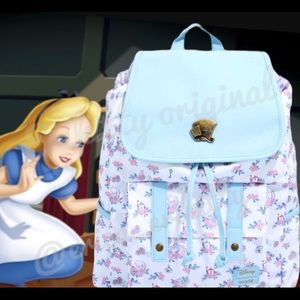 Disney Alice in Wonderland Lg Loungefly Backpack
